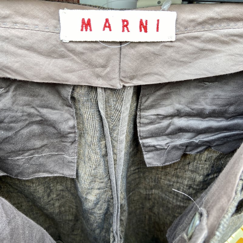 MARNI/マルニ リネンハーフパンツ Made In ITALY (USED) | cham...