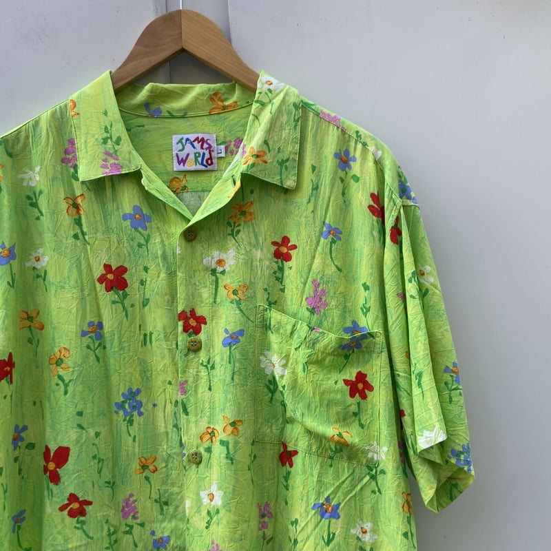JAMS WORLD長袖アロハシャツ