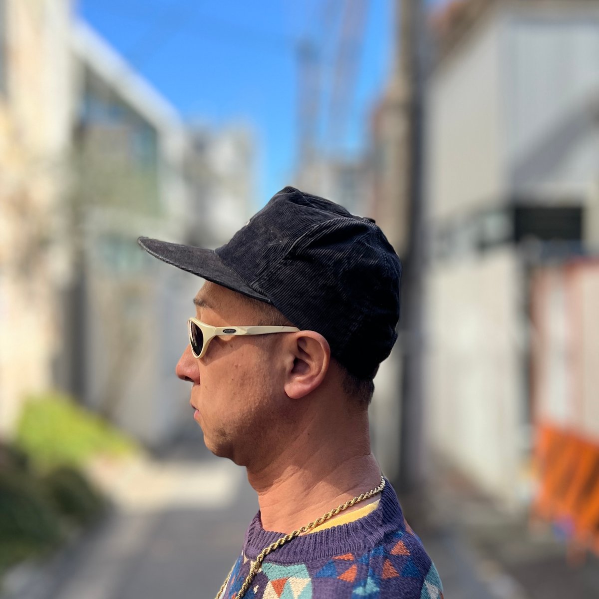 90s Apple コーデュロイキャップアメリカ製