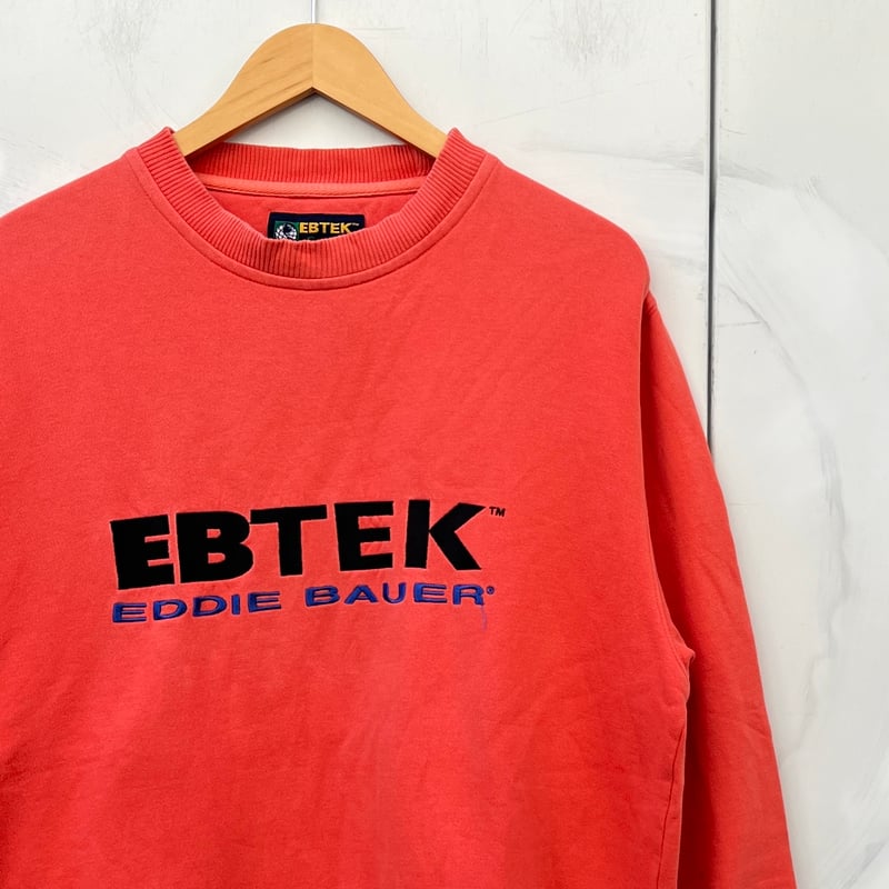 EDDIE BAUER EBTEK/エディーバウアー ロゴスウェット 2000年前後 EDDIE BAUER EBTEK/エディーバウアー ロゴスウェット 2000年前後