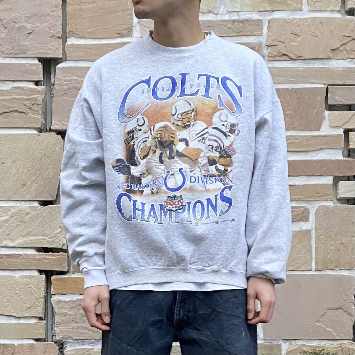 NFL INDIANAPOLIS COLTS/インディアナポリスコルツ スウェット 99年 (USED)