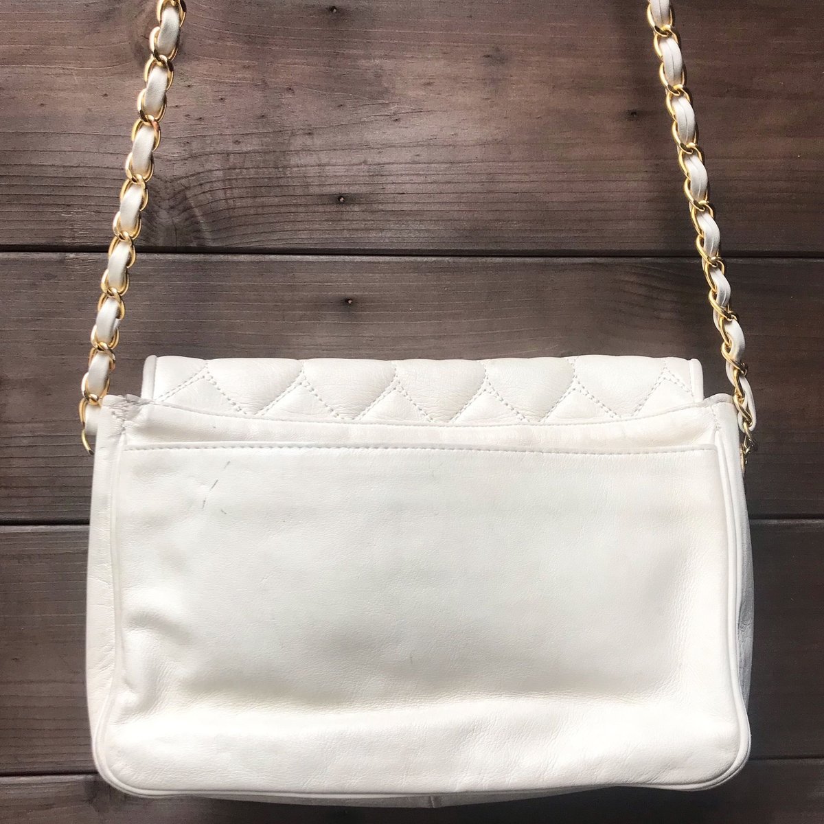 MOSCHINO/モスキーノ レザーショルダーバッグ 90年代 (USED) | chamel...