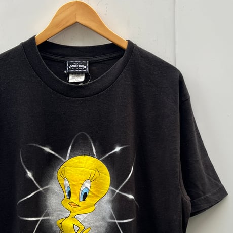 TWEETY　パーカー　レディスL　黒　UK古着 TWEETYパーカーレディスL黒UK古着