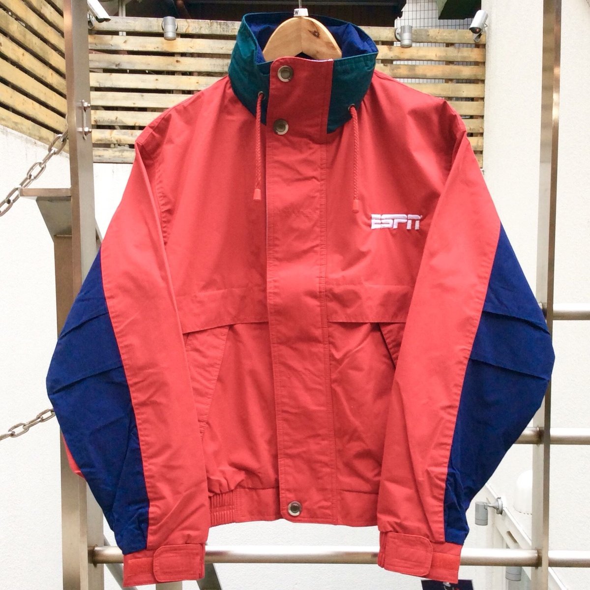 ESPN/イーエスピーエヌ 切り替えナイロンジャケット 90年代 (DEADSTOCK 
