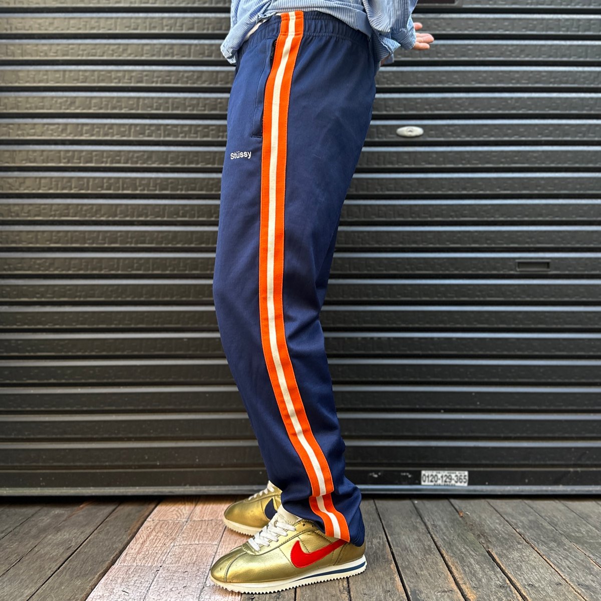 stussy ジャージパンツ トラックパンツ/ボトム/イージーパンツ