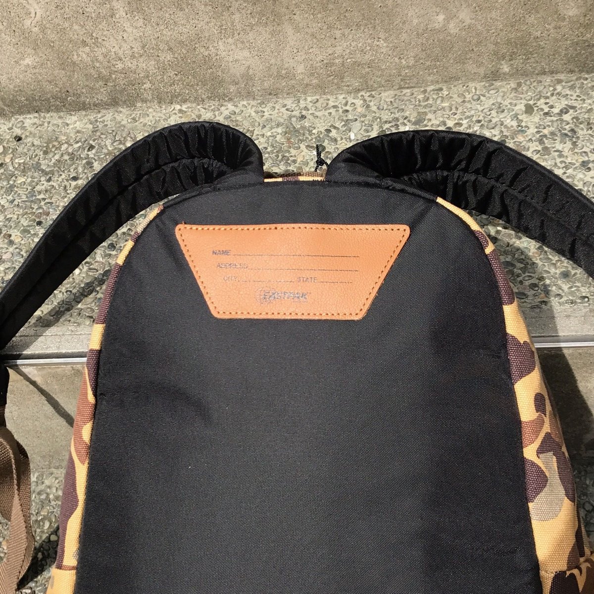 EASTPAK/イーストパック バックパック レザーボトム (NEW
