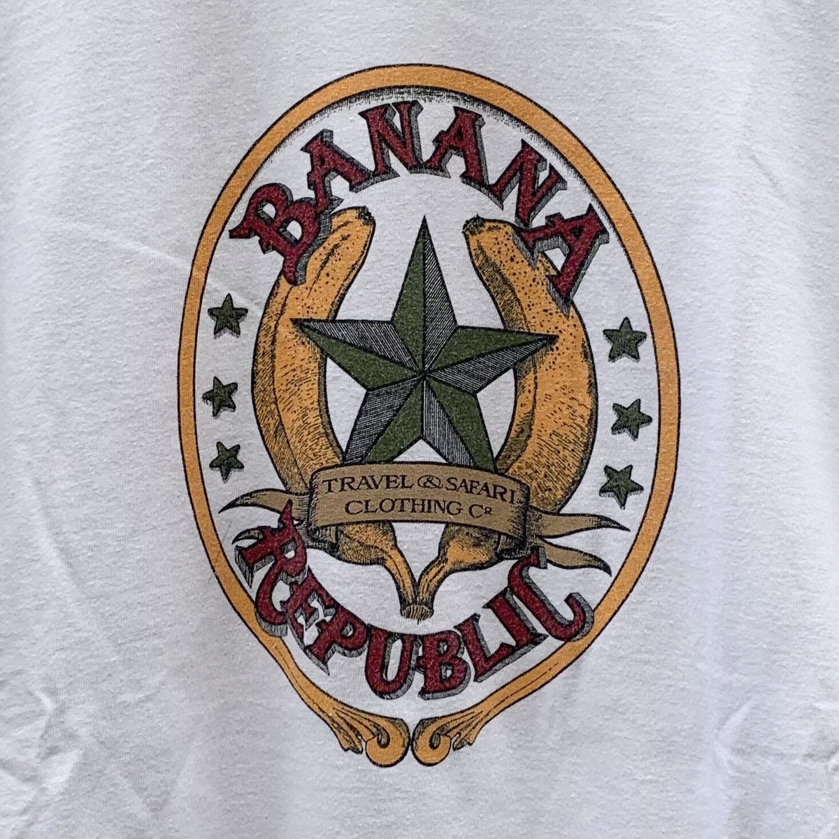 【貴重】80年代 バナナリパブリック ネイティブデザインベルト BANANA REPUBLIC/バナナリパブリック ロゴTシャツ 80年代 Made