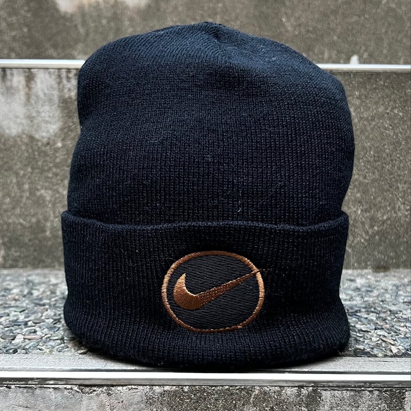 激レアモデル 希少 90s NIKE ナイキ ニットキャップ ビーニー-