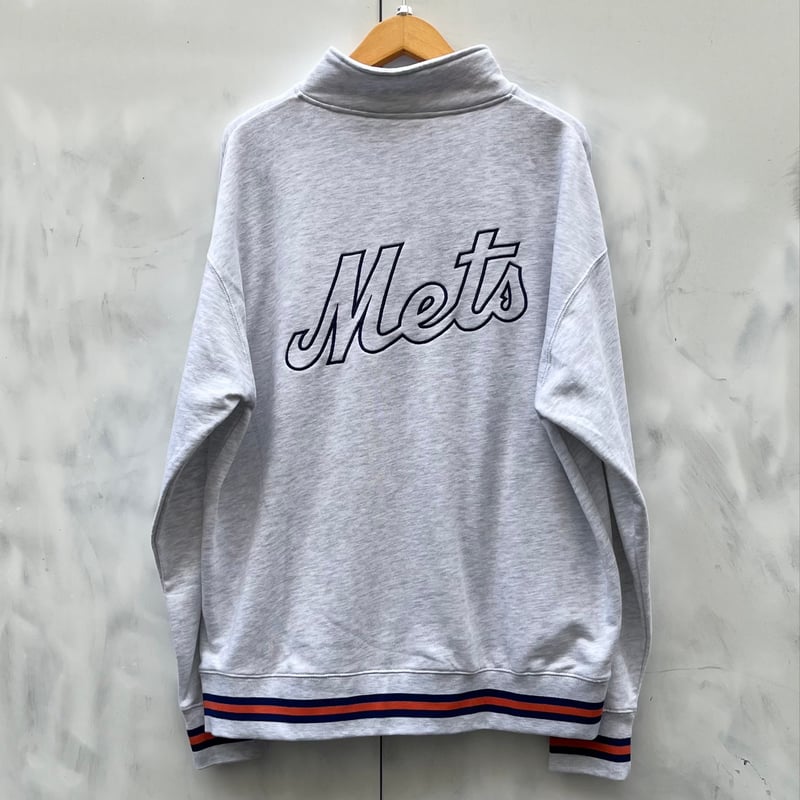 NYロゴ ジップアップジャケット ネイビー ニューヨークメッツ（MLB 