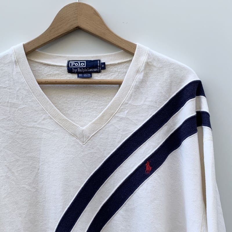 Polo Ralph Lauren/ポロラルフローレン Vネックスウェット 90年代 (USE...