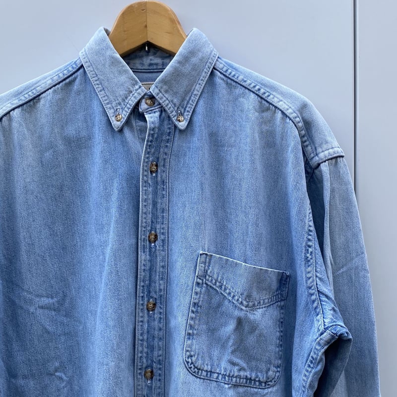 LL BEAN/エルエルビーン デニムボタンダウンシャツ Made In LL BEAN/エルエルビーン デニムボタンダウンシャツ Made In