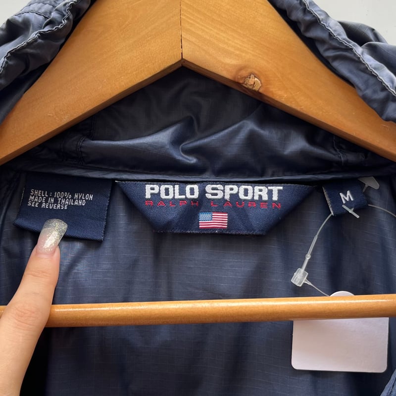 POLOSPORT/ポロスポーツ ビッグロゴ フードジャケット 90年代 POLOSPORT/ポロスポーツ ビッグロゴ フードジャケット 90年代