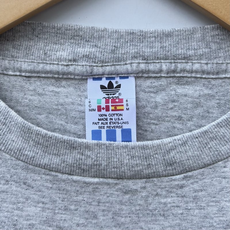 adidas/アディダス ムトンボTシャツ 90年代 Made in USA (DEADST