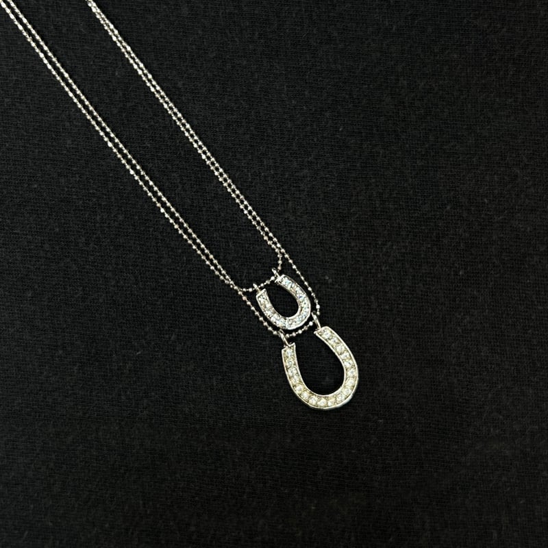 NINA RICCI/ニナリッチ シルバーカラーネックレス 90年代 (USED) | cha 