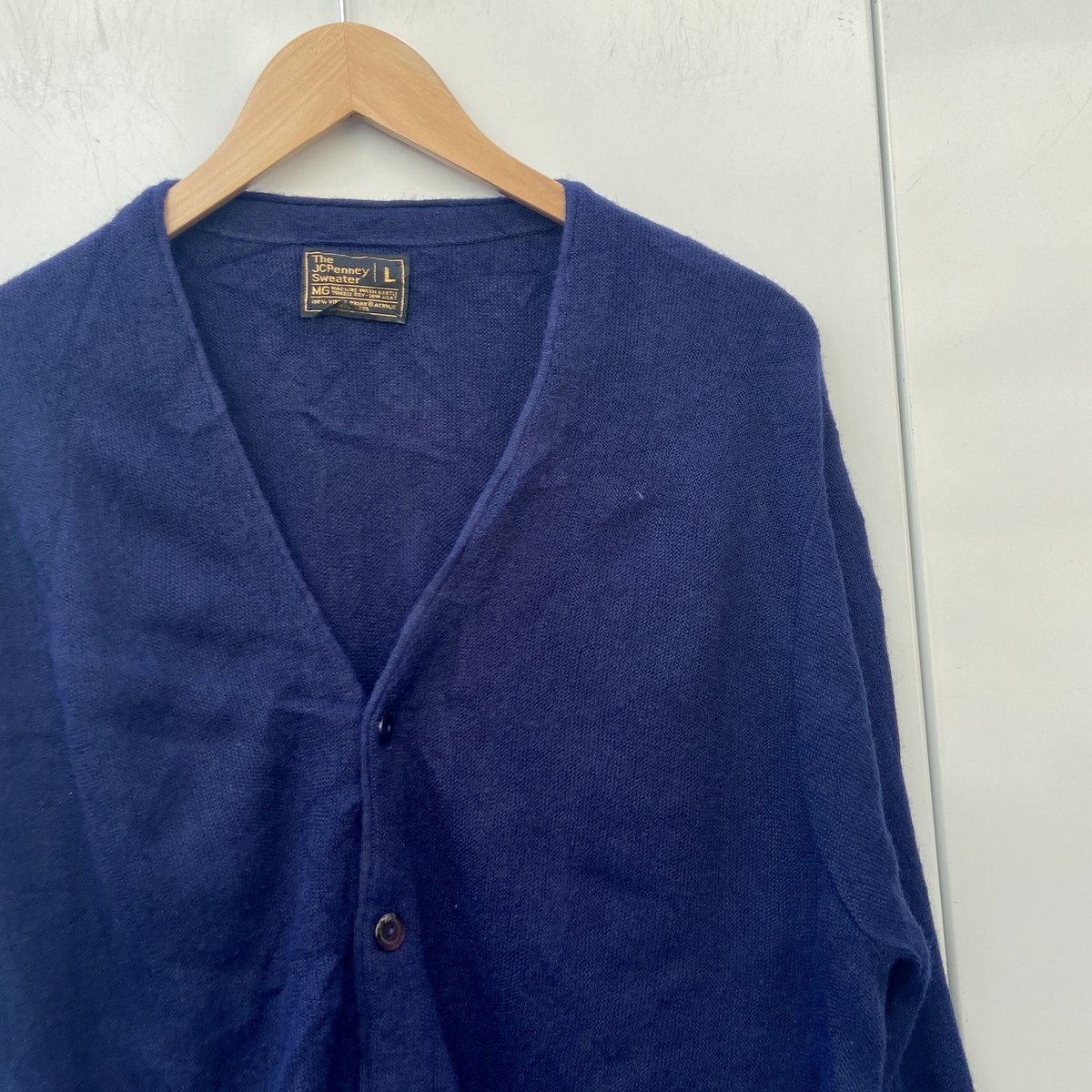 JC PENNY/ジェイシーペニー アクリルカーディガン 80年代 (USED JC PENNY/ジェイシーペニー アクリルカーディガン 80年代 (USED