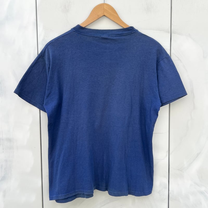URKOOL ピアス メタルカラー ダメージ プルオーバー Tシャツ OREGON/オレゴン ロゴTシャツ 80年代 (USED) | chameleon wear