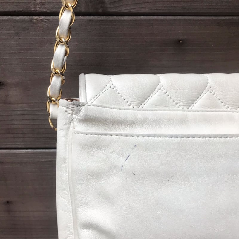 MOSCHINO/モスキーノ レザーショルダーバッグ 90年代 (USED MOSCHINO/モスキーノ レザーショルダーバッグ 90年代 (USED