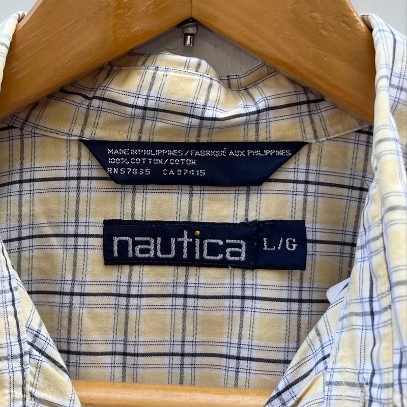 NAUTICA/ノーチカ 半袖ボタンダウンシャツ 90年代 (USED