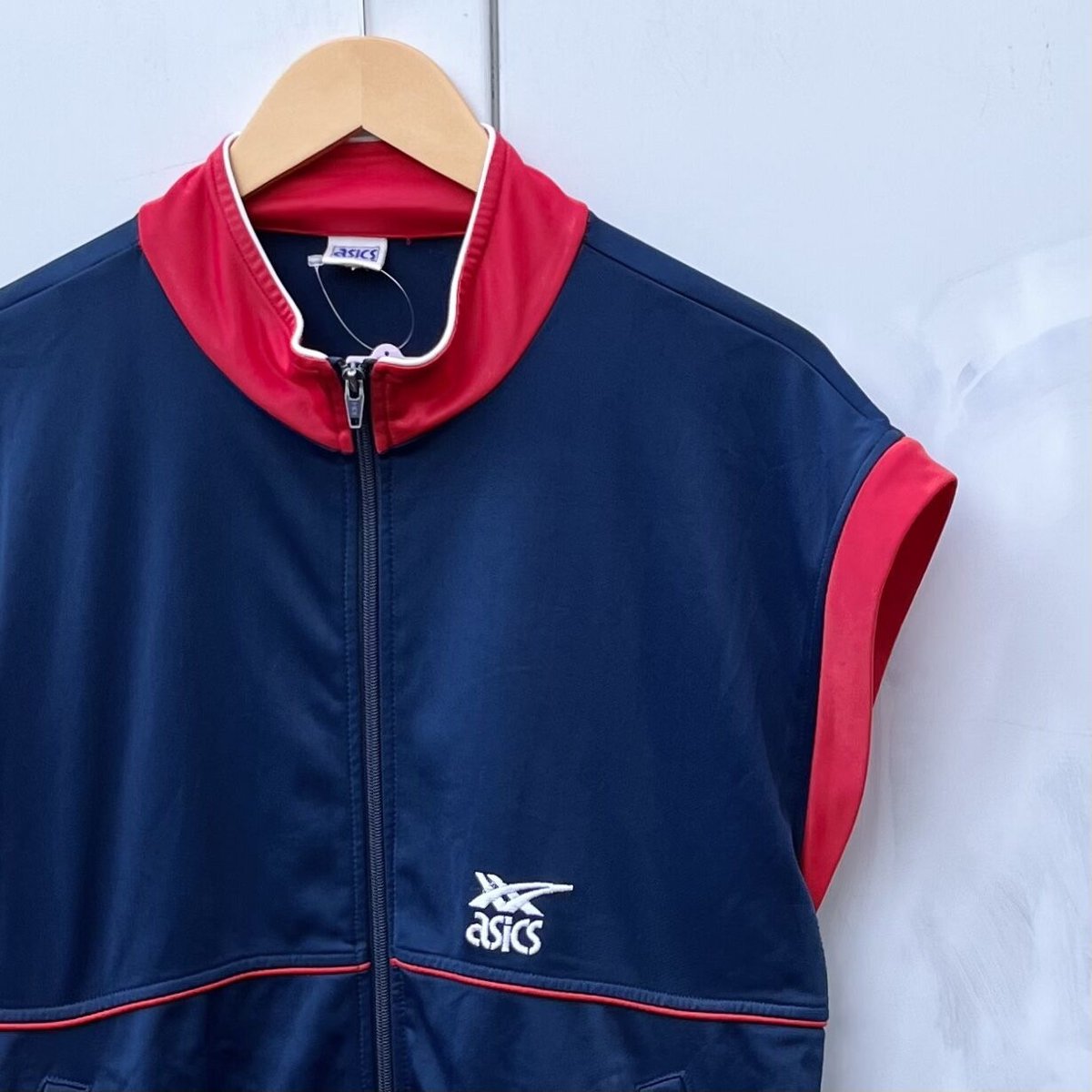 ASICS/アシックス コンバーチブル2WAYジャージトップ 80年代 ASICS/アシックス コンバーチブル2WAYジャージトップ 80年代