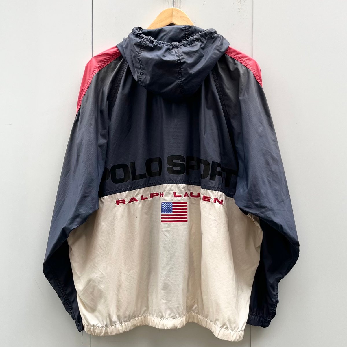 POLOSPORT/ポロスポーツ ビッグロゴ フードジャケット 90年代 POLOSPORT/ポロスポーツ ビッグロゴ フードジャケット 90年代