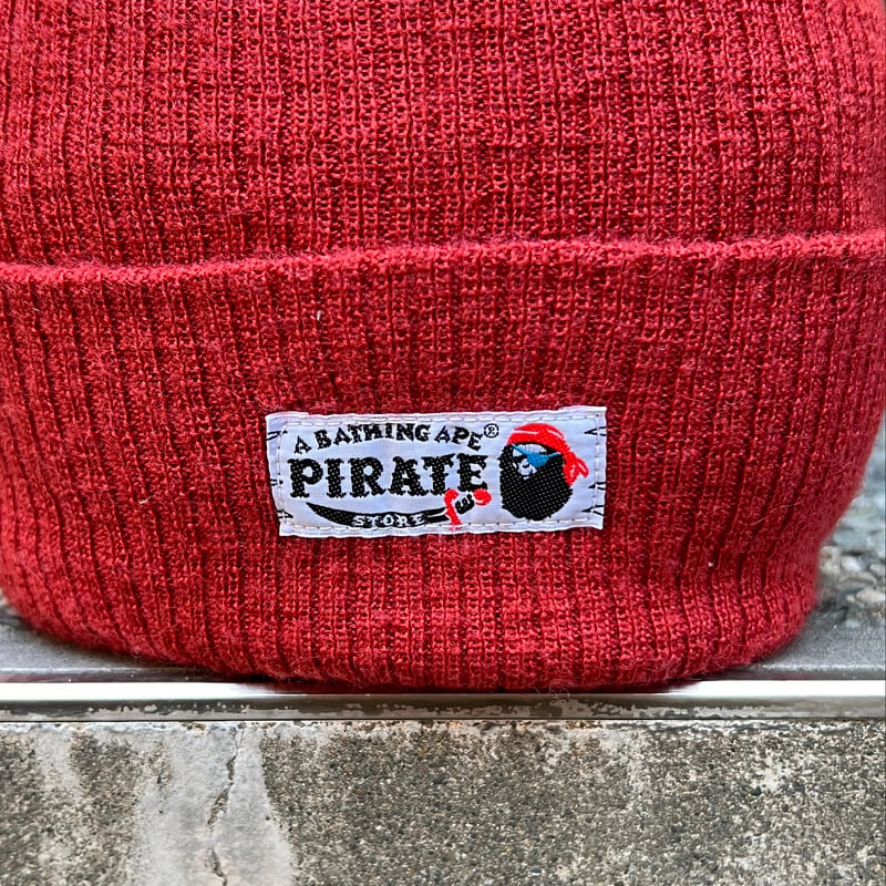 A BATHING APE/ベイシングエイプ PIRATE STORE ニットキャップ 200...