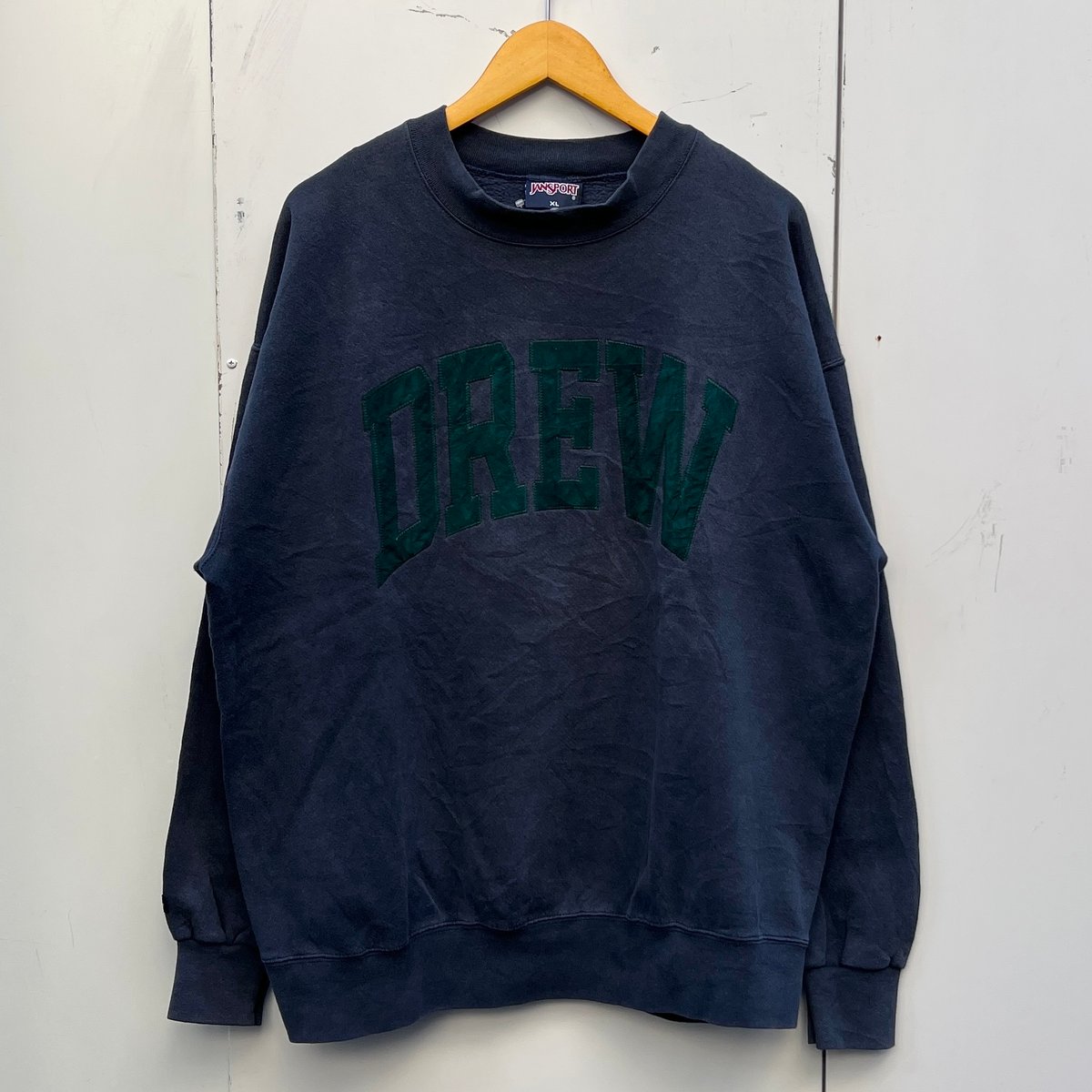 90s ビンテージ JANSPORT 　3段プリントグレースウェット 楽天市場】USA製 90s JANSPORT Logo Sweatshirt 緑 L ジャン