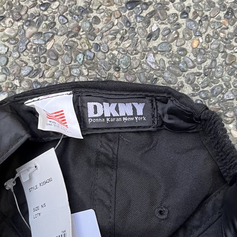 DKNY/ダナキャランニューヨーク ロゴキャップ 90年代 Made in USA (DEAD