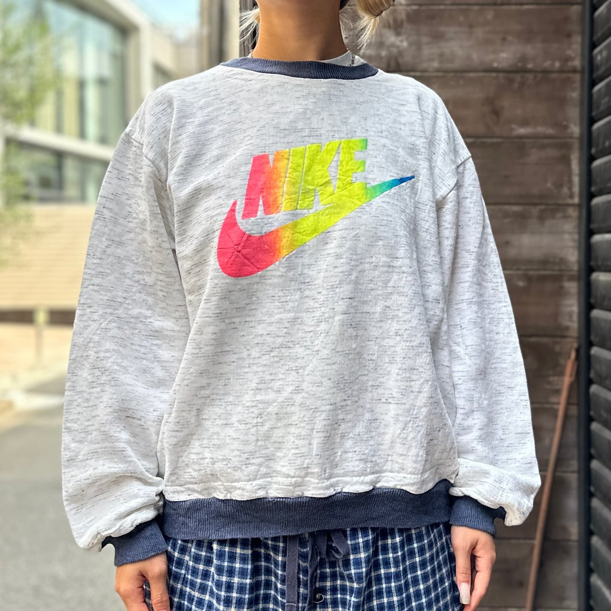 NIKE?/ナイキ? ビッグロゴスウェット 90年前後 (USED NIKE?/ナイキ? ビッグロゴスウェット 90年前後 (USED