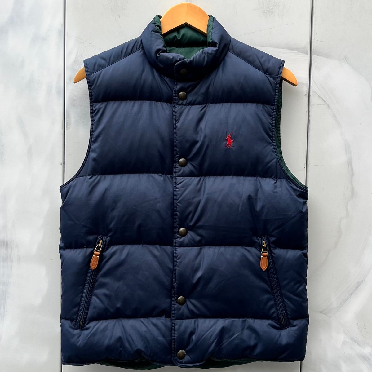 Polo Ralph Lauren/ポロラルフローレン リバーシブルダウンベスト 00年代 (USED)