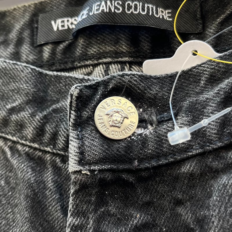 VERSACE/ヴェルサーチ ブラックジーンズ 90年代 Made in ITALY
