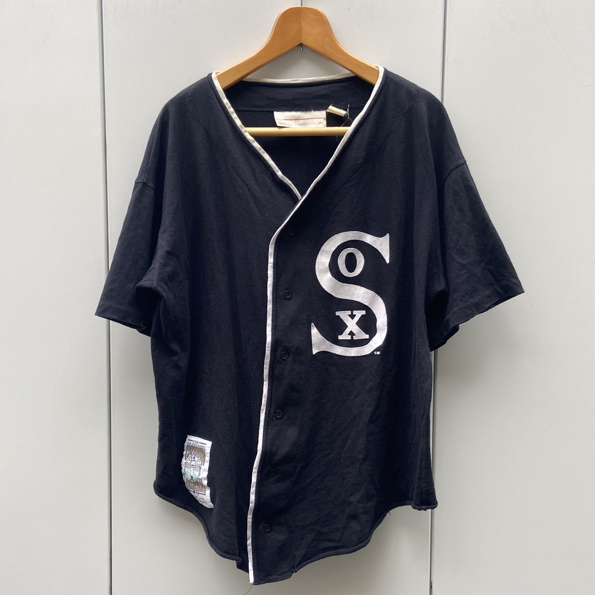 MLB WHITE SOX/シカゴホワイトソックス 天竺ベースボールシャツ 90年代 Made In USA (USED)