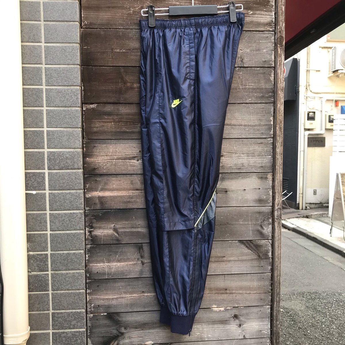 ユーロナイキ　90s euro Nike ウィンドブレーカー 青紫 90s NIKE ナイキ ナイロンジャケット ブルゾン スウッシュ