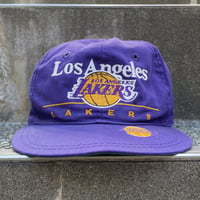 NBA LAKERS/ロサンゼルス レイカーズ キャップ 90年代 (USED)