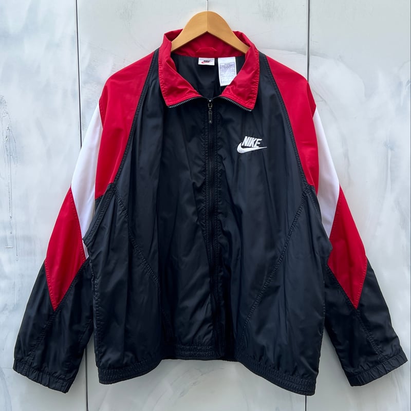NIKE/ナイキ ビッグロゴナイロンジャケット 90年代 (USED NIKE/ナイキ ビッグロゴナイロンジャケット 90年代 (USED
