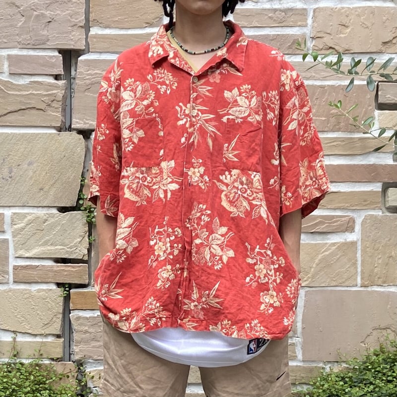 Polo Ralph Lauren/ポロラルフローレン コットン柄シャツ 90年代 (USED...