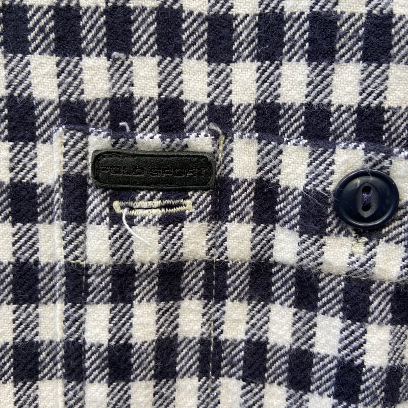 POLOSPORT/ポロスポーツ SPORTSMAN チェックネルシャツ 90年代
