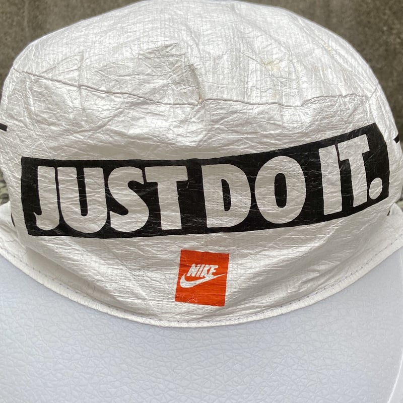 NIKE/ナイキ JUST DO ITタイベック キャップ 90年代 (DEADSTOCK)