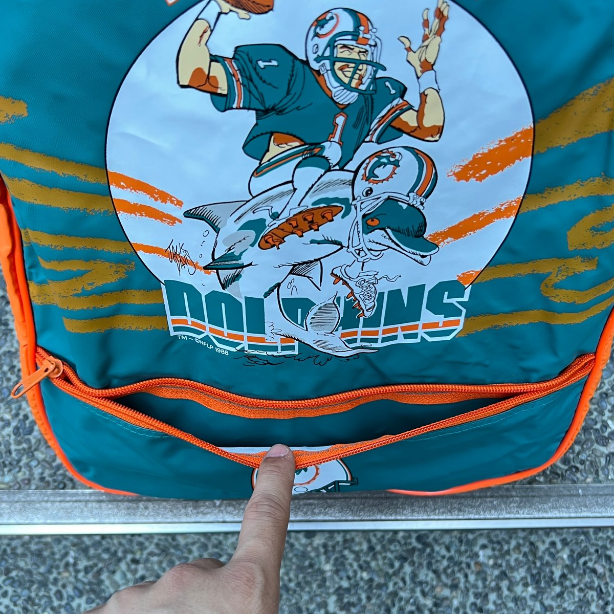 NFL DOLPHINS/マイアミ ドルフィンズ バックパック 88年