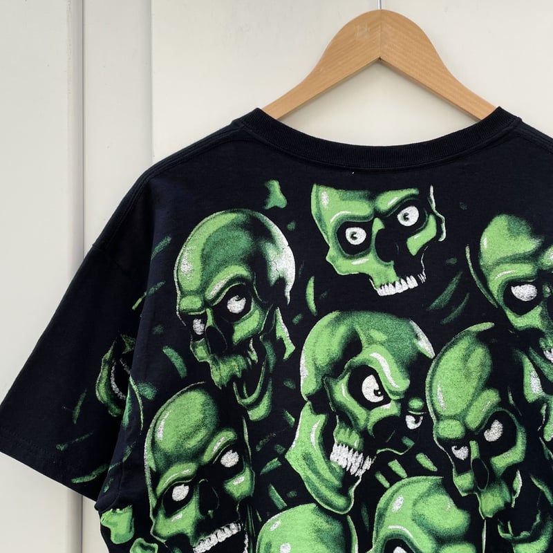 SKULL/スカル 総柄Tシャツ (NEW) | chameleon wear house O SKULL/スカル 総柄Tシャツ (NEW) | chameleon wear house O