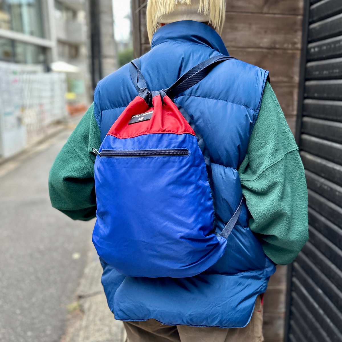 90s POLO SPORT ポロスポーツ 巾着 リュック レア ヴィンテージ fit=scale-down,w=1200