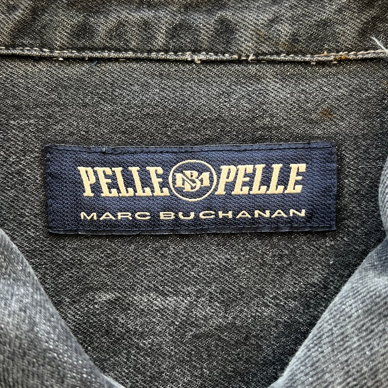 Pelle Pelle/ペレペレ ブラックデニム カバーオール ジャケット Pelle Pelle/ペレペレ ブラックデニム カバーオール ジャケット