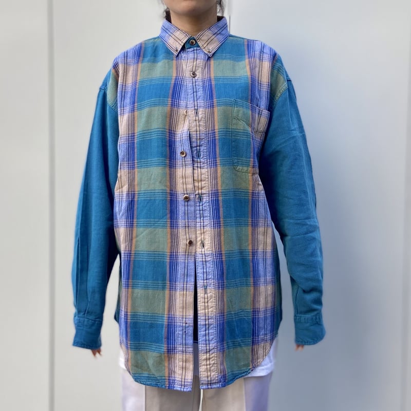 ST.JOHN'SBAY ボタンダウンシャツ　チェック　古着 楽天市場】00s セントジョンズベイ STJOHN'SBAY チェック柄