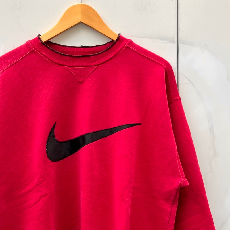 NIKE/ナイキ 切り替えビッグスウォッシュスウェット 90年代 NIKE/ナイキ 切り替えビッグスウォッシュスウェット 90年代