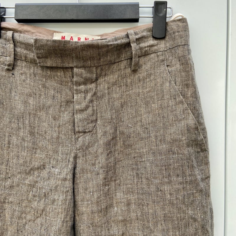 MARNI/マルニ リネンハーフパンツ Made In ITALY (USED) | cham...