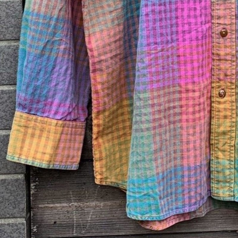 90s ラルフローレン チャップス プリネル ボタンダウンシャツ L USA 90s ラルフローレン チャップス プリネル ボタンダウンシャツ L