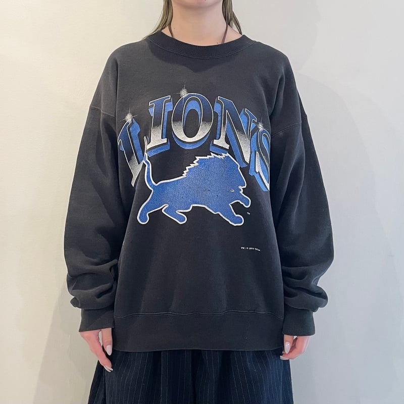 NFL LIONS/デトロイト ライオンズ スウェット 94年 Made in USA