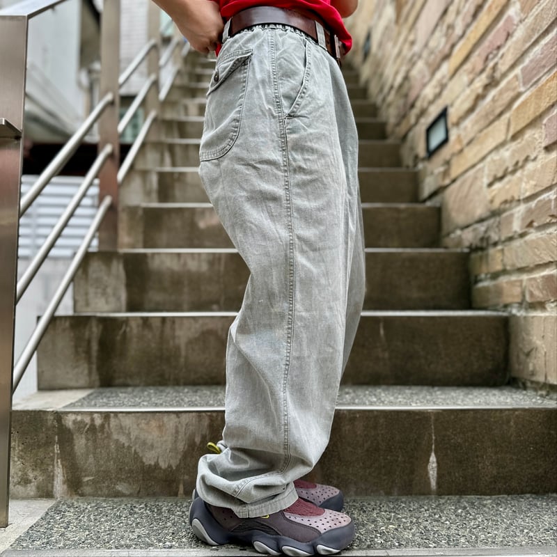 お歳暮 LL BEAN/エルエルビーン タック入りパンツ 90年代 Made in USA 男性用