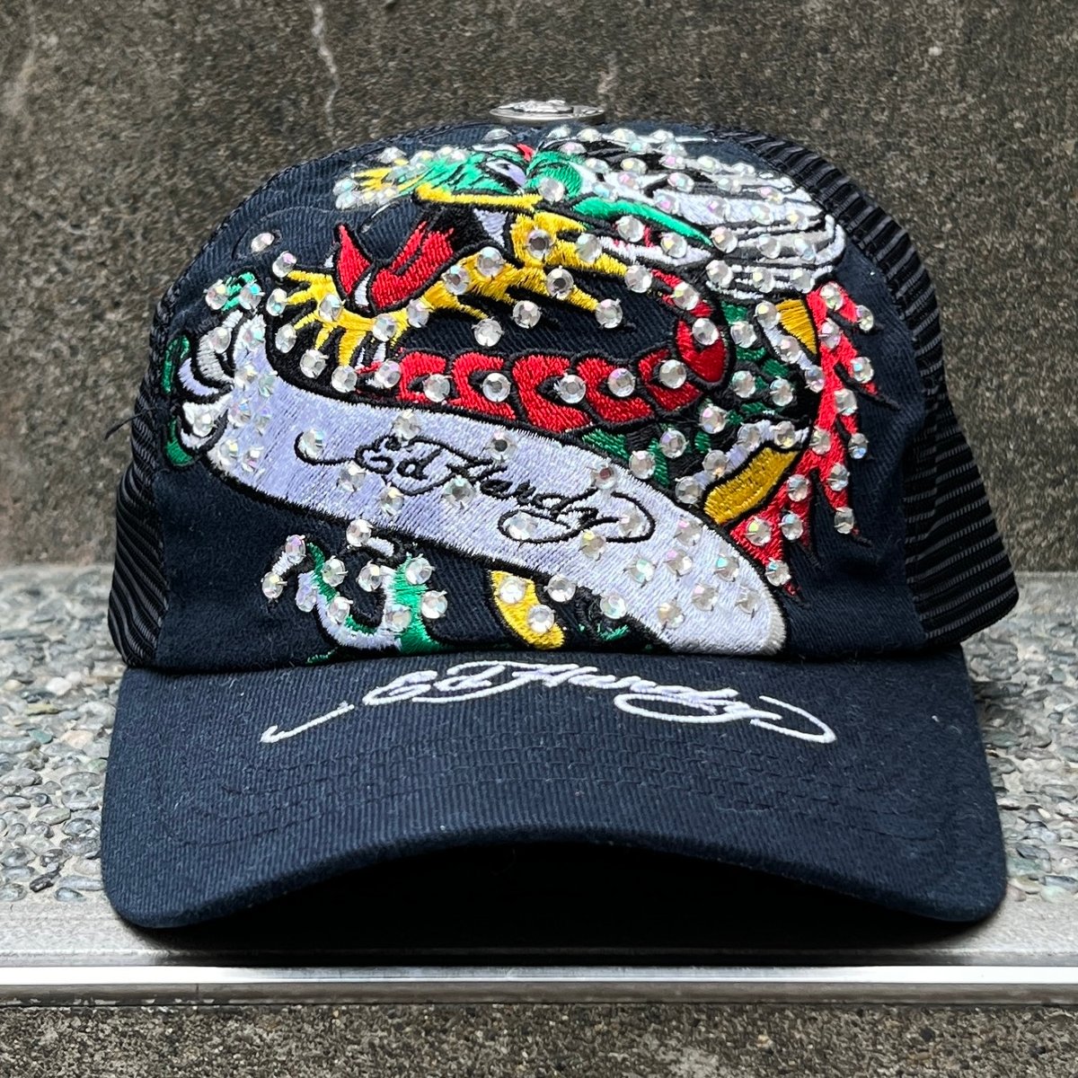 希少✨Ed Hardy エドハーディー Disney Sea コラボキャップ 希少✨Ed Hardy エドハーディー Disney Sea コラボキャップ エド
