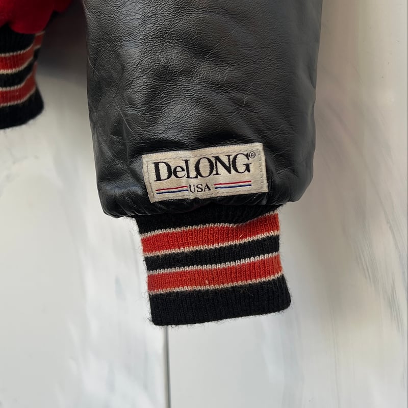 在庫品限り DeLONG レザースタジャン シカゴブルズ bulls NBA