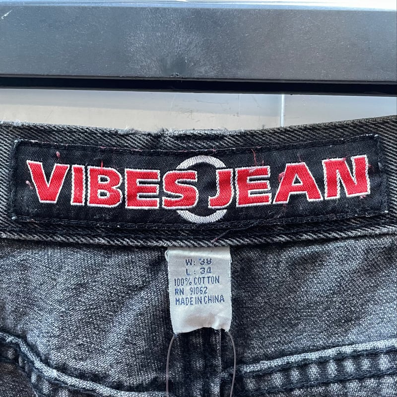VIBES JEANS/バイブスジーンズ ブラックペインタージーンズ 90年代 
